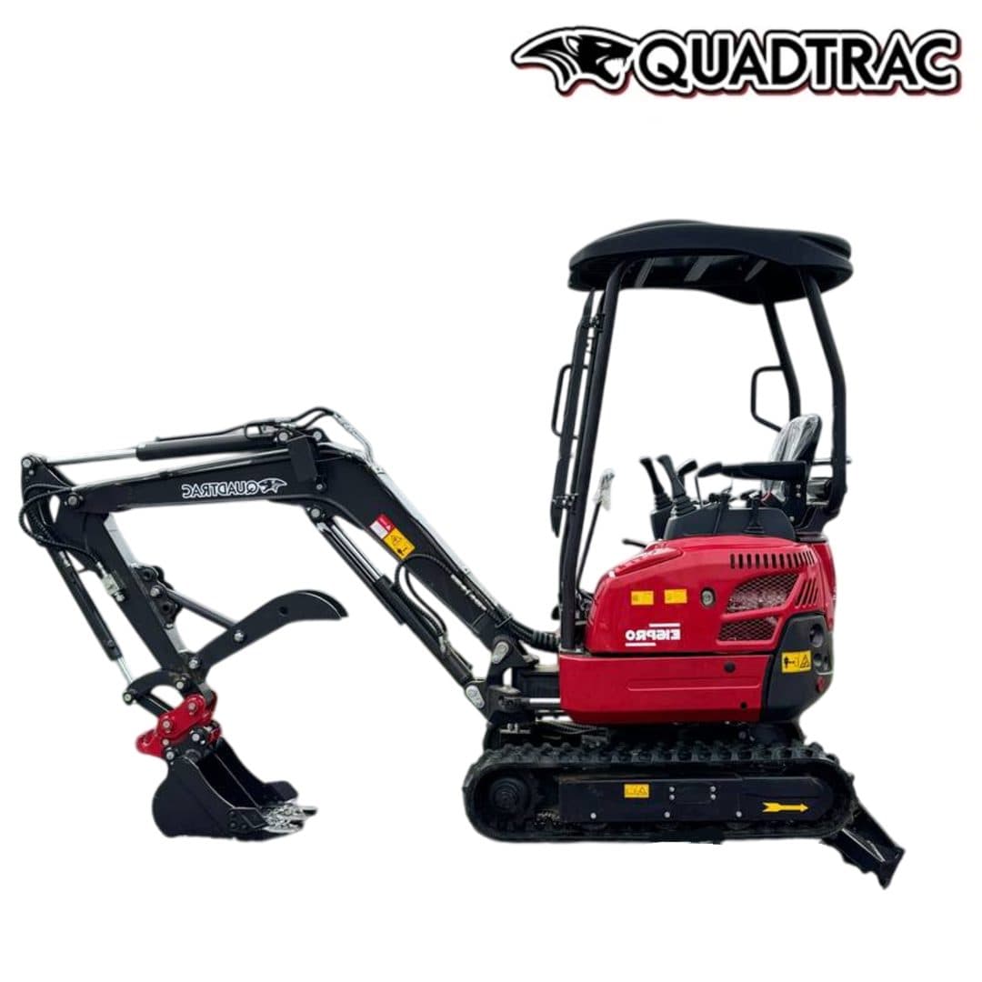 Мини-экскаватор QUADTRAC EX16 PRO, мощность, л.с. 16, глубина копания, мм 2150