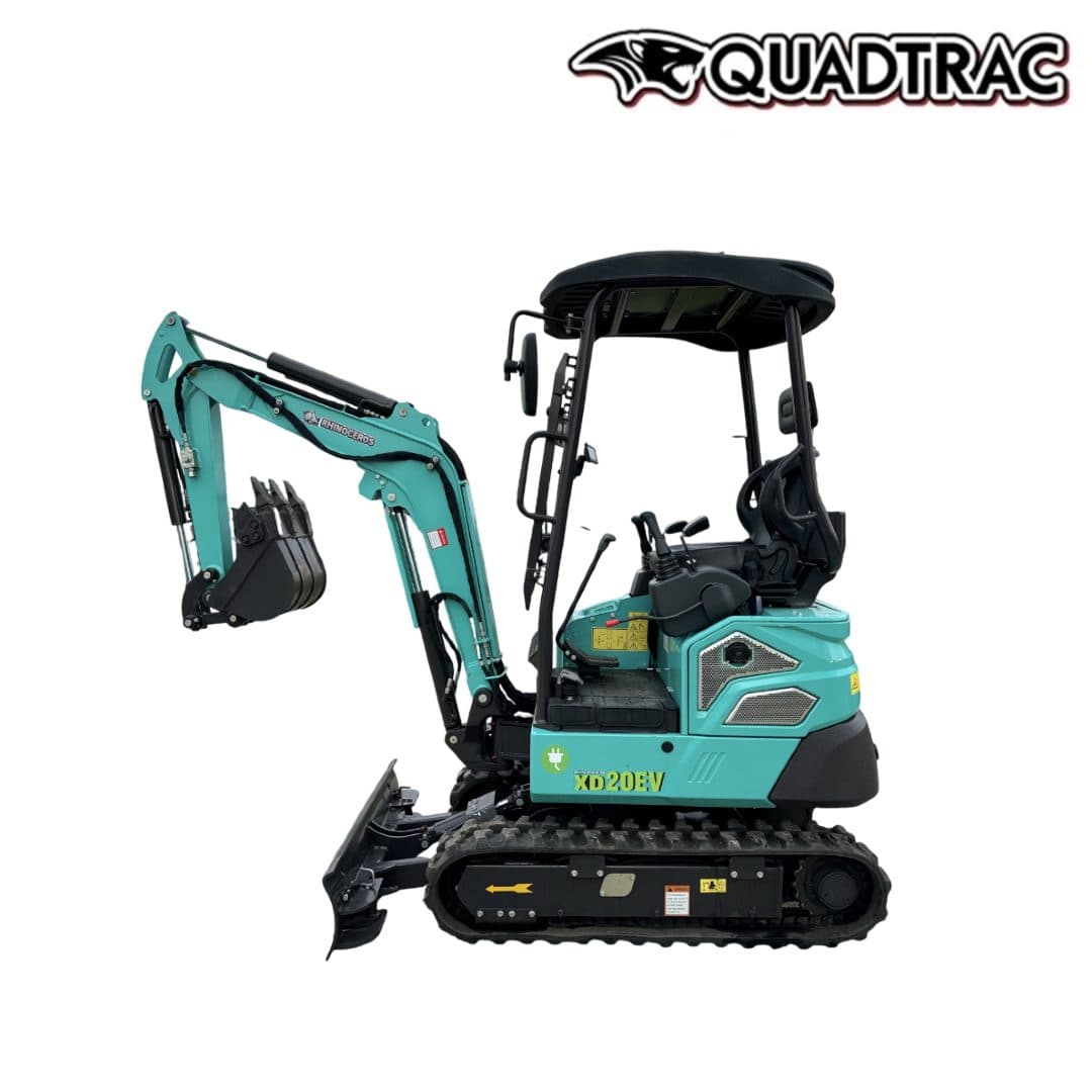 Электрический мини-экскаватор QUADTRAC XN20EV, мощность, л.с. 7, глубина копания, мм 2150